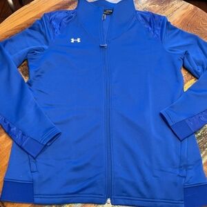 Under Armour Women's Command Warmup Royal Blue Full Zip Jacket